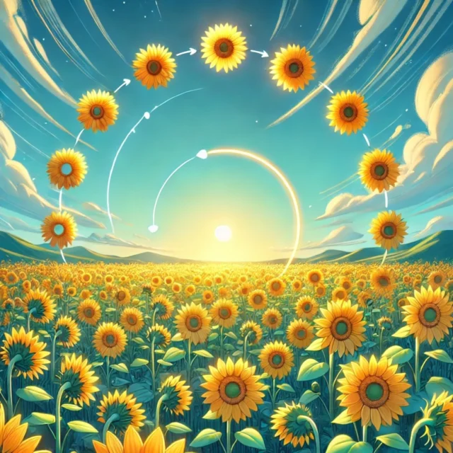 🌻Sunflowers move to face the sun☀ as they grow (called heliotropism)🌻#FatimasFloralFacts #FunFlowerFacts #DidYouKnowFloral
#BloomAndLearn #PetalPedia